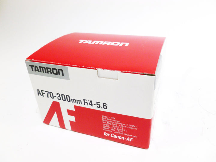 Tamron AF 70-300mm f/4-5.6 for Canon AF Lenses - Small Format - Canon EOS Mount Lenses - Canon EF Full Frame Lenses - Tamron EF Mount Lenses New Tamron 616465