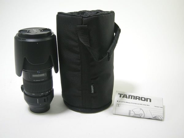Tamron Di SP LD AF 70-200mm f2.8 (IF) Macro Nikon AF Mt. Lenses - Small Format - Nikon AF Mount Lenses Tamron 021819