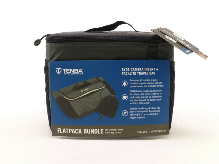 Tenba Packlite 10 Flatpack Bundle with BYOB Inserts and Packlite Bag - BRAND NEW Bags and Cases Tenba TENBA636-283