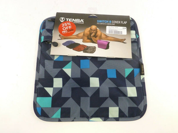 Tenba Switch 8 Cover Flap (Blue/Grey Geometric) BRAND NEW, Excellent Condition! Bags and Cases Tenba TENBA633324