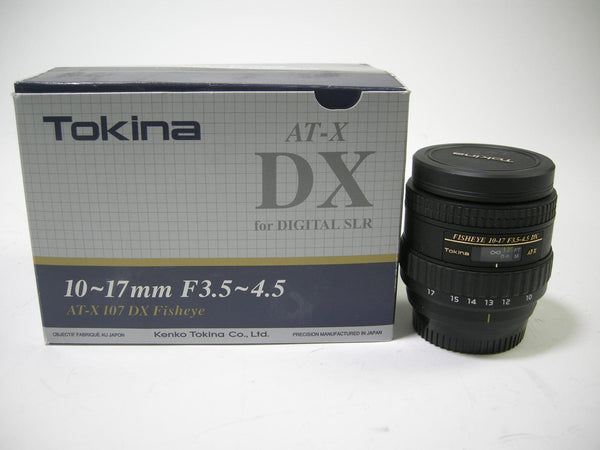Tokina AT-X Fisheye 10-17mm f3.5-4.5 DX Nikon F Lenses - Small Format - Nikon F Mount Lenses Manual Focus Tokina 7856989