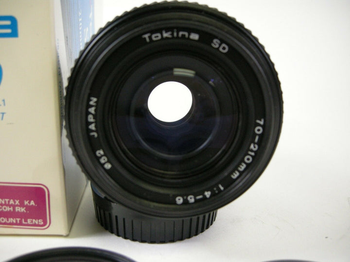 Tokina SZ-X 210 Macro Ratio 1:5.1 70-210 f4-5.6 P/KA Mt. Lens Lenses - Small Format - K Mount Lenses (Ricoh, Pentax, Chinon etc.) Tokina 52313004