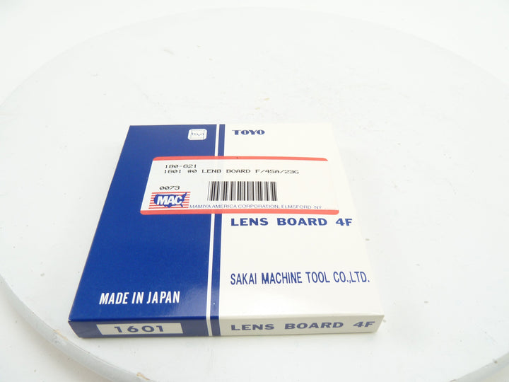 Toyo #0 Lens Board 180-621 Large Format Equipment - Lens Boards Toyo 11022218
