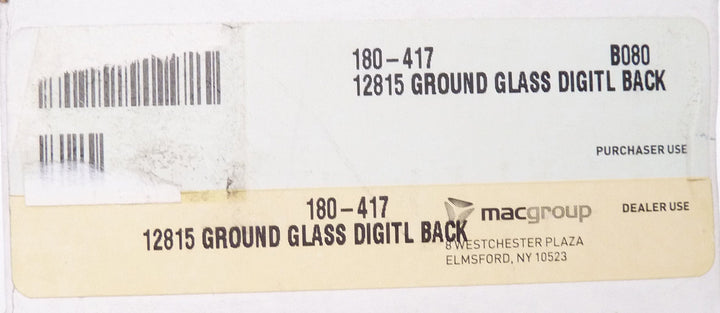 Toyo 12815 Ground Glass Digital Back Large Format Equipment Toyo TOYO180417