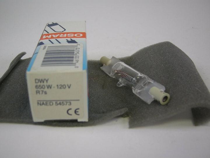 Ushio/Osram Halogen Lamp DWY 650W 120V NOS Lamps and Bulbs Various GE-DWY