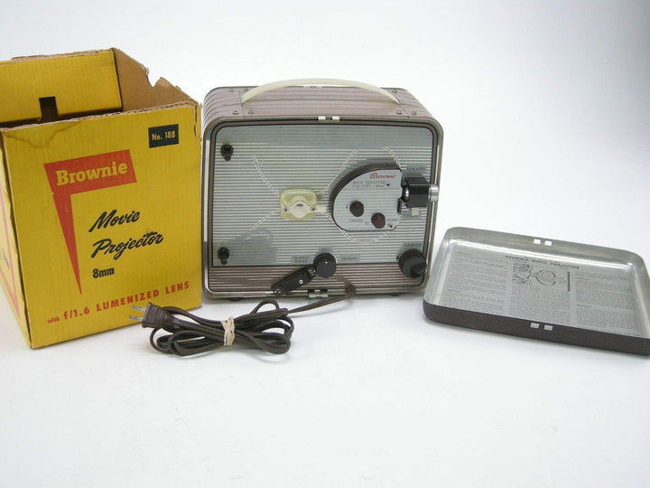 Vintage Brownie 8mm Movie Projector Model 1 #188 w/f1.6 lens Projection Equipment - Projectors Kodak 6-54GL