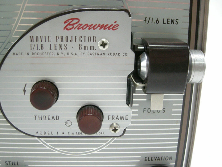 Vintage Brownie 8mm Movie Projector Model 1 #188 w/f1.6 lens Projection Equipment - Projectors Kodak 6-54GL