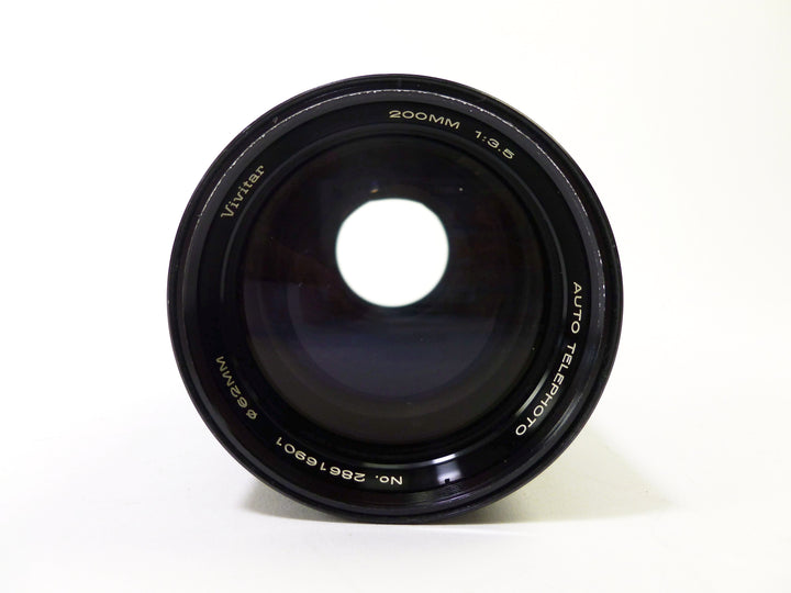 Vivitar 200mm f/3.5 Lens MD Mount Lenses - Small Format - Minolta MD and MC Mount Lenses Vivitar 28616901