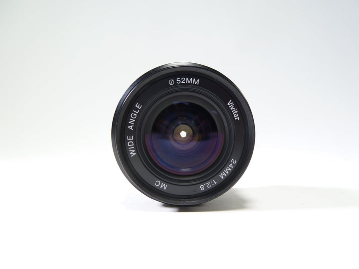 Vivitar 24mm f2.8 MC Nikon AI Fit lens. Good condition vintage wide an Vivitar 24mm f2.8 MC Nikon AI Fit lens. Good condition vintage wide an