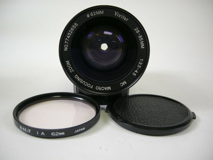 Vivitar 28-85mm f3.5-4.5 4x Lens Nikon Ai-S Mt. w/ caps, filter and original box Lenses - Small Format - Nikon F Mount Lenses Manual Focus Vivitar 52311817