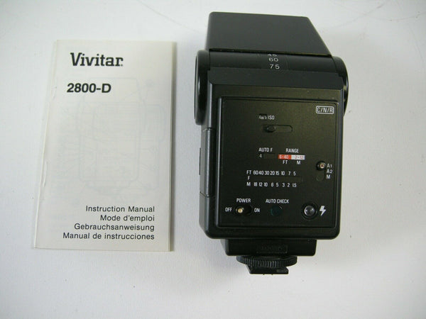 Vivitar 2800-D Auto Thyristor Shoe Mt. Flash Flash Units and Accessories - Shoe Mount Flash Units Vivitar 5236213