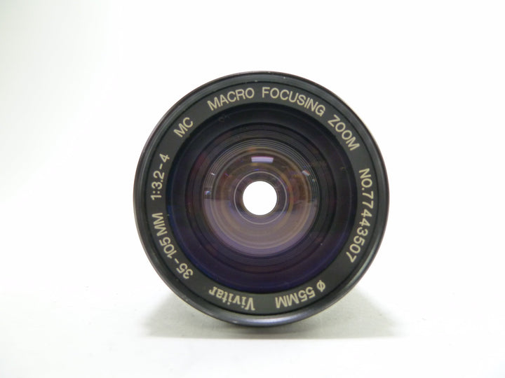 Vivitar 35-105mm f/3.2-4 MC Macro Focusing Zoom Lens Lenses - Small Format - Minolta MD and MC Mount Lenses Vivitar 77443507