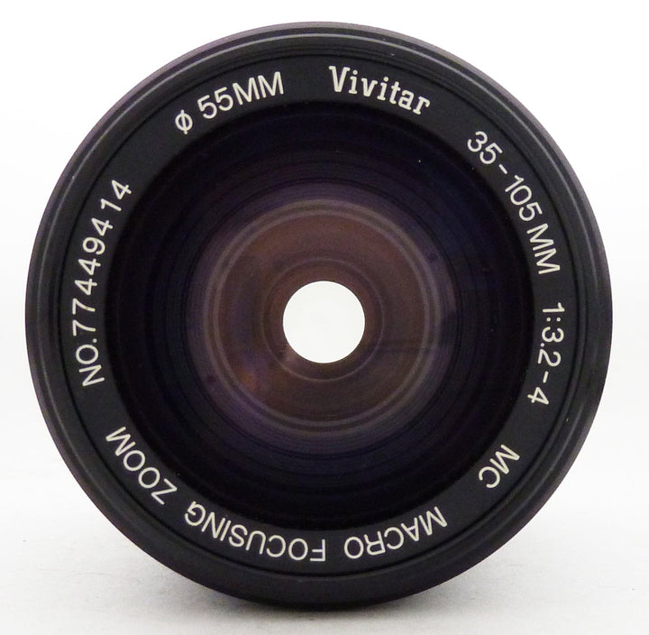 Vivitar 35-105mm F3.2/4 Macro Focusing OM Mount Lens Lenses - Small Format - Olympus OM MF Mount Lenses Pentax 77449414