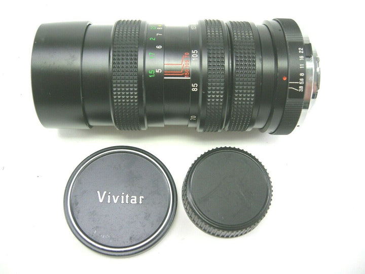 Vivitar 70-150 f3.8 Close Focusing Auto Zoom Minolta MD Mt. Lens Lenses - Small Format - Minolta MD and MC Mount Lenses Vivitar 22727202