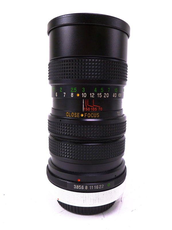 Vivitar 70-150mm F/3.8 Canon FD Mount Lens Lenses - Small Format - Canon FD Mount lenses Vivitar 22730155