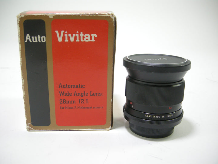 Vivitar Auto Wide-Angle 28mm f2.5 Nikon Mt. non Ai Lenses - Small Format - Nikon F Mount Lenses Manual Focus Vivitar 22903529