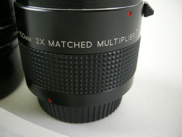 Vivitar MC 70-150mm 2x Matched Multiplier Pentax PK Mt. Lenses - Small Format - K Mount Lenses (Ricoh, Pentax, Chinon etc.) Vivitar 52392523