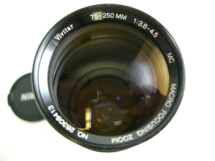 Vivitar MC Macro 75-250 f3.8-4.5 Nikon Mt. lens Lenses - Small Format - Nikon F Mount Lenses Manual Focus Vivitar 28308413