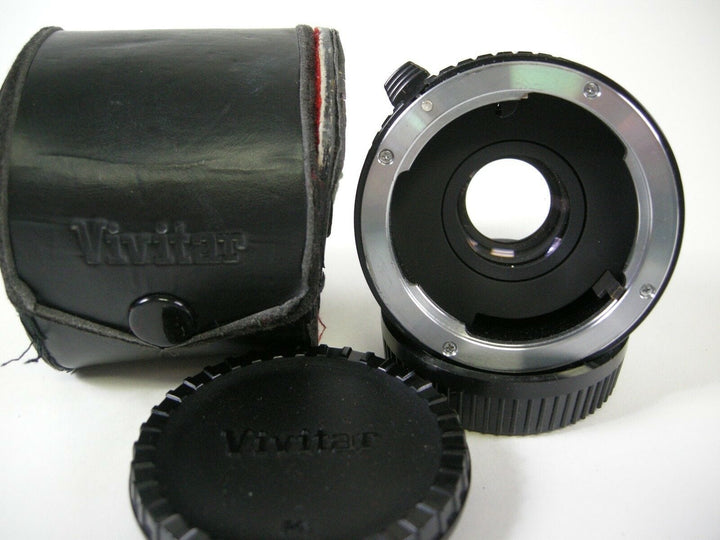 Vivitar MC Tele Converter 2x-22 w/ caps and case PK Mount Lens Adapters and Extenders Vivitar 523102306