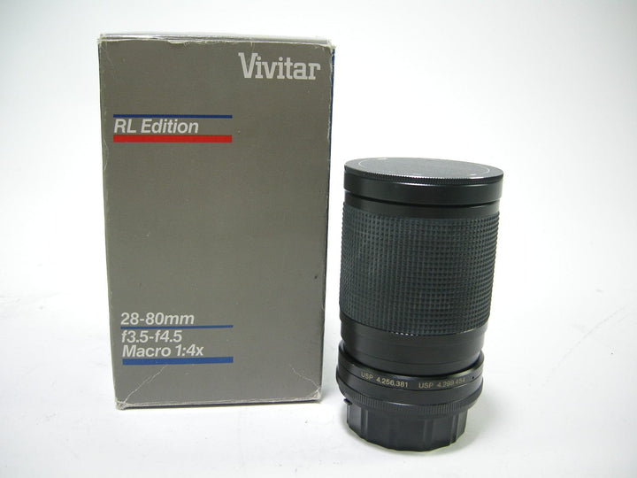 Vivitar RL Edition Macro Focusing Zoom MC 28-80mm f3.5-4.5 Nikon Ai/S Mount Lenses - Small Format - Nikon F Mount Lenses Manual Focus Vivitar 77404137