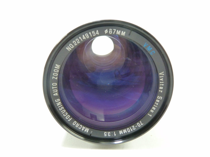 Vivitar Series 1 70-210mm f/3.5 Macro Lens for use with Canon FD Lenses - Small Format - Canon FD Mount lenses Vivitar 22149154