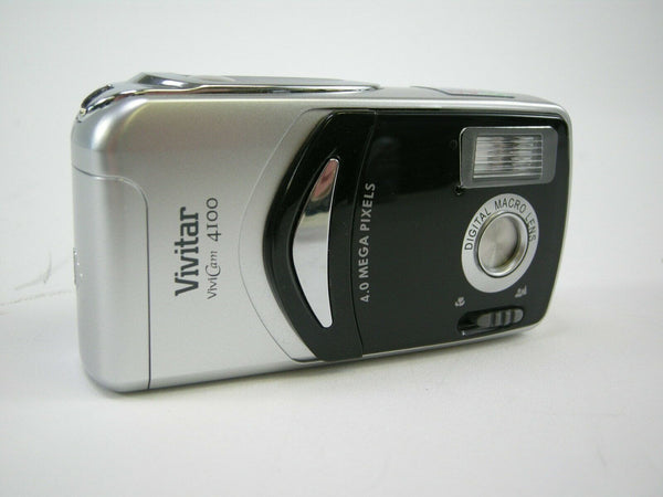 Vivitar ViviCam 4100 4.0MP Digital Camera - Black Silver Digital Cameras - Digital Point and Shoot Cameras Vivitar 523110513