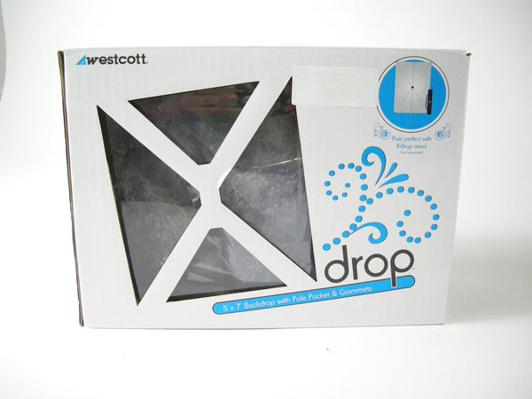 Westcott X-Drop 5x7 Backdrop Slate#575 Backdrops and Stands Westcott 02024575