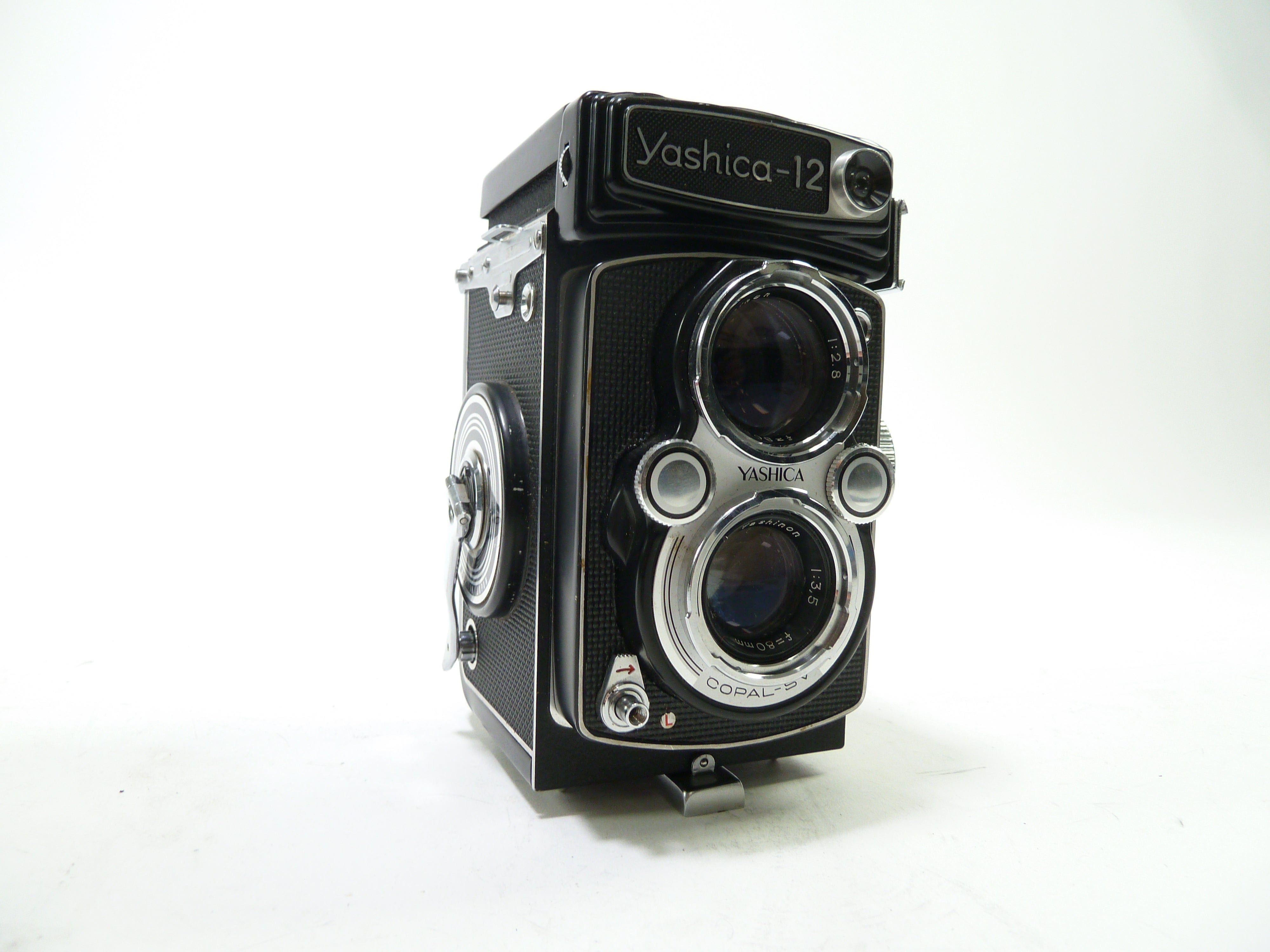 Yashica 12 6x6 TLR Camera w 80mm f/3.5 Lens (AS IS ) - Camera Exchange Yashica 12 6x6 TLR Camera w 80mm f/3.5 Lens (AS IS ) - Camera Exchange