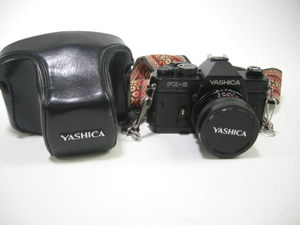 Yashica FX-3 35mm SLR w/50mm f1.9 35mm Film Cameras - 35mm SLR Cameras - 35mm SLR Student Cameras Yashica 077342