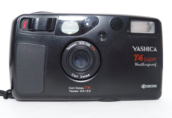 Yashica T4 Super Weatherproof Film Camera with 35mm F3.5 Lens 35mm Film Cameras - 35mm Point and Shoot Cameras Yashica 386588