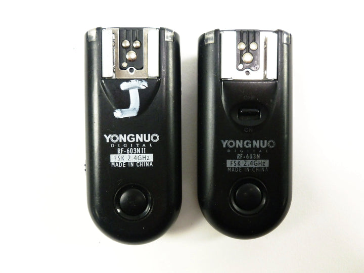 Yongnuo RF-603NII Flash Trigger and Receiver Remote Controls and Cables - Wireless Triggering Remotes for Flash and Camera YongNuo RF6037