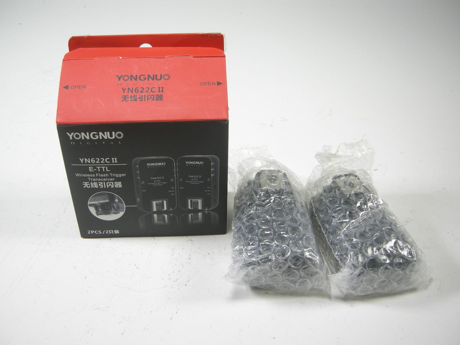 Radiové odpalovače Yongnuo YN622C II , E-TTL Canon (kit dvou kusů Radiové odpalovače Yongnuo YN622C II , E-TTL Canon (kit dvou kusů